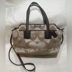 Coach signature handbag